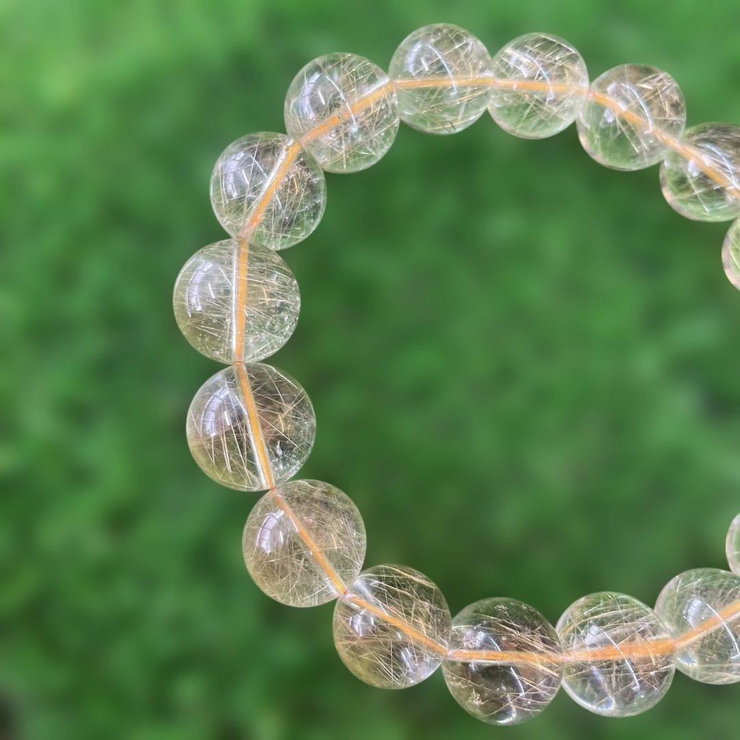 ルチルクォーツ　ブレスレット