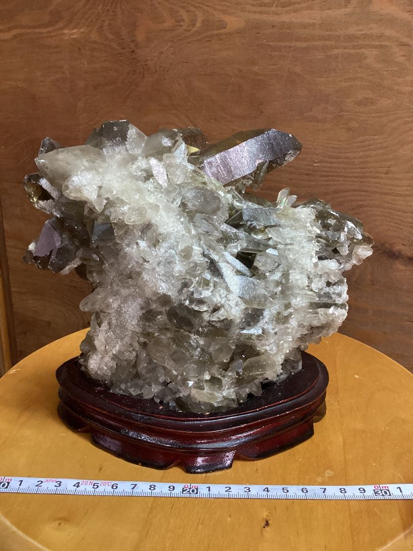 すくさん専用　スモーキークォーツ① ＋ シトリン③ ＋ カルサイト 24