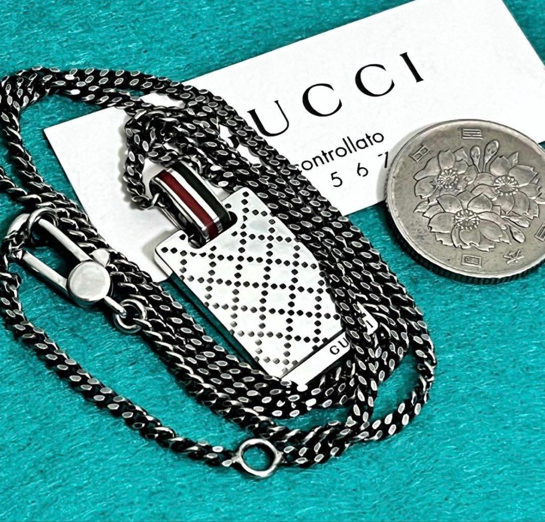 GUCCI ディアマンテプレートネックレス×2 セット価格‼️