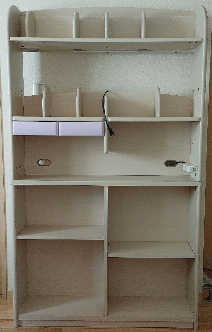 コイズミ学習机　本棚　シェルフのみ