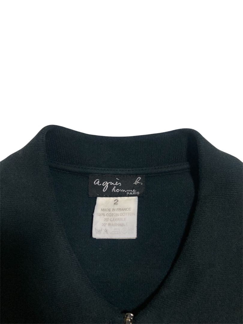 agnes b. homme 90s 00s フランス製 ジップアップジャケット