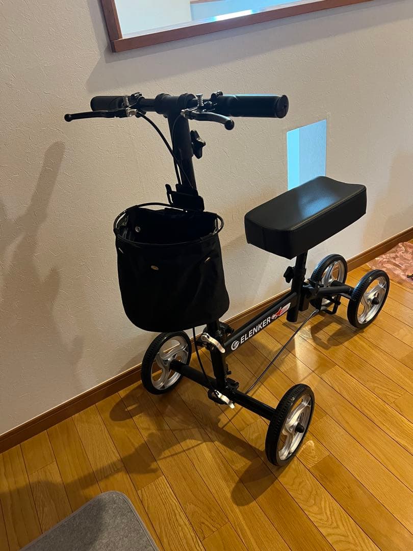 Elenker 調整式歩行補助具　足骨折用　ニースクーター