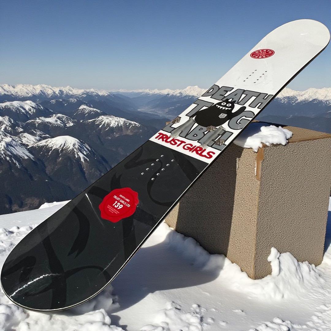【良品】 DEATH LABEL TRUST GIRLS 139 スノーボード