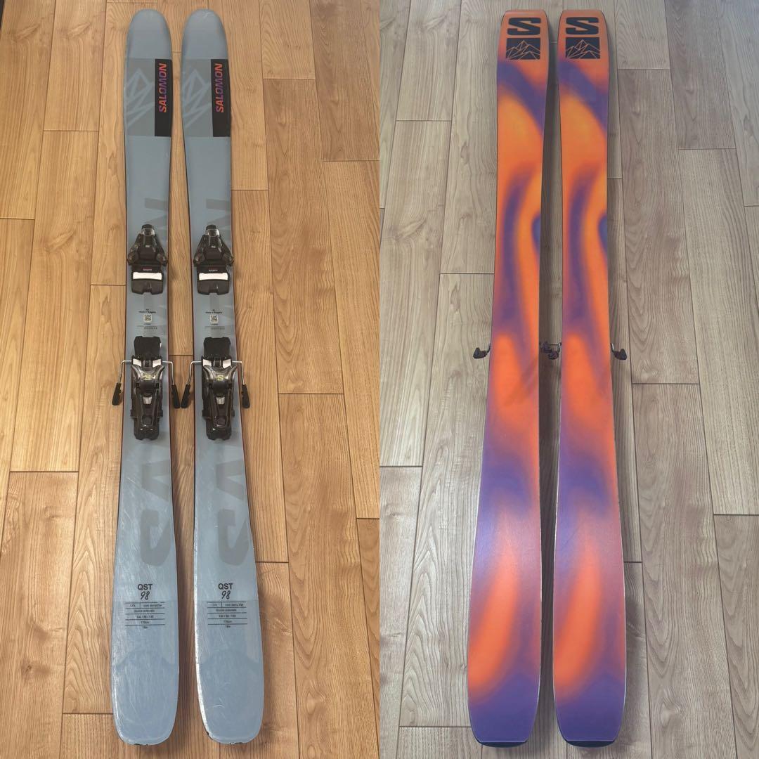Salomon QST 98スキー板　＋ Salomon ビンデング