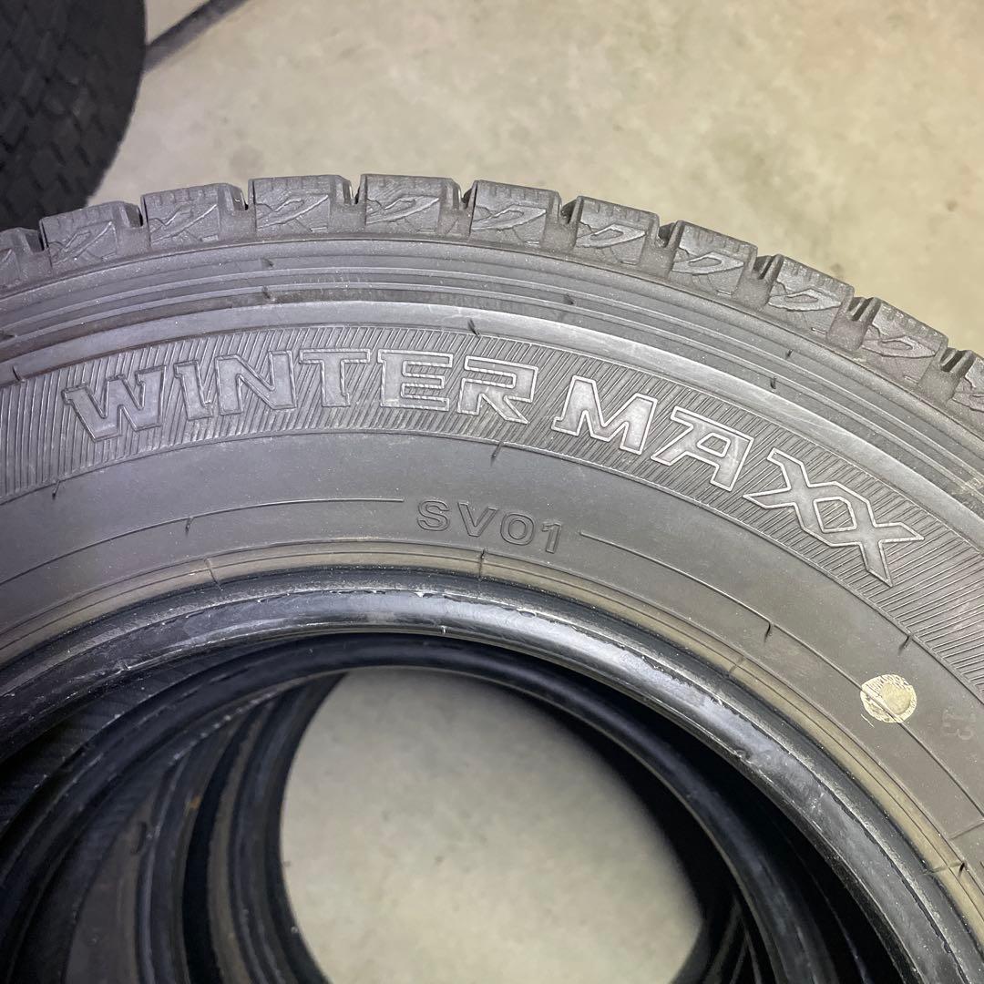 ダンロップ　ウインターマックス 145/R12 6P.R 22年製　4本送料込み