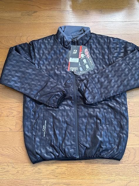 ★新品！ブリジストンゴルフ 中綿6WAYブルゾン【M】黒×灰