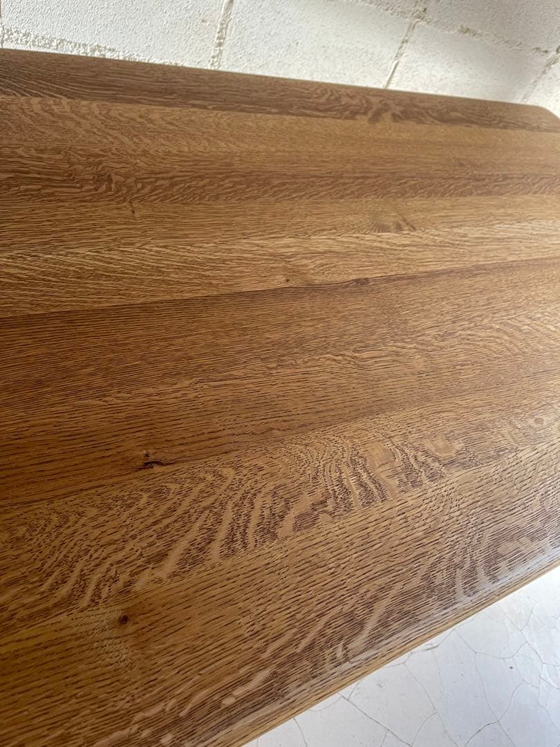 美品　希少　日進木工　天然木オーク無垢材　ヴィンテージ　ダイニングテーブル
