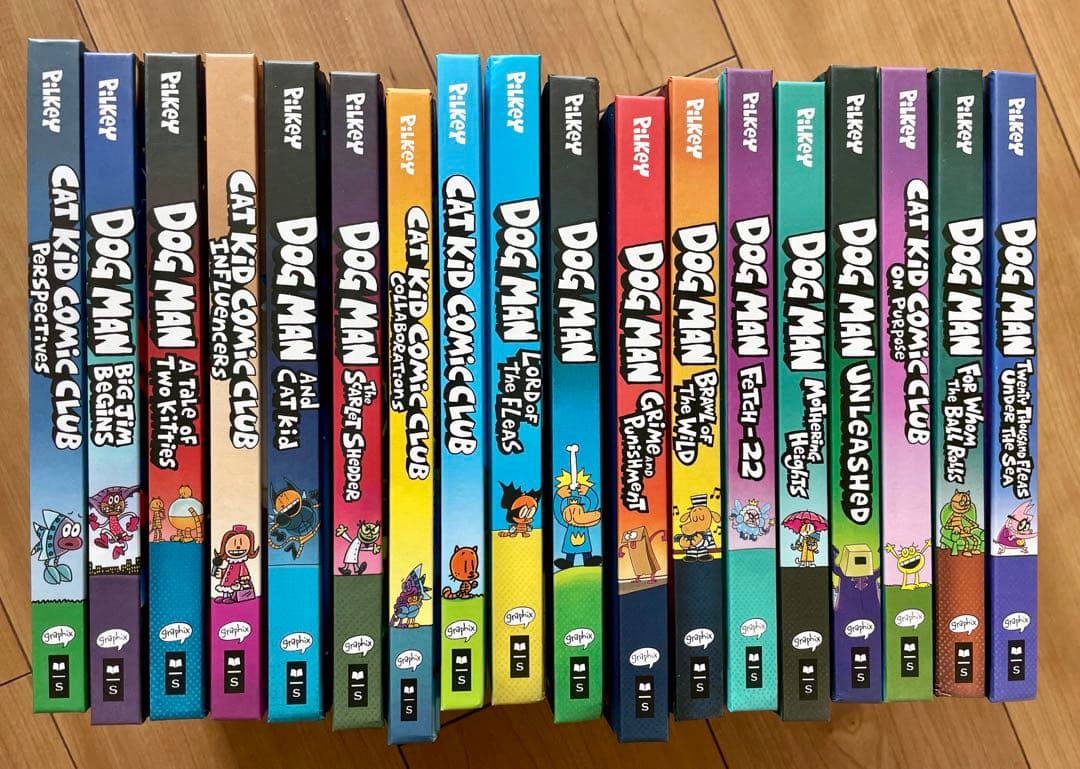 新品Dav Pilkey18冊DOGMANドッグマンキャットキッド洋書　漫画