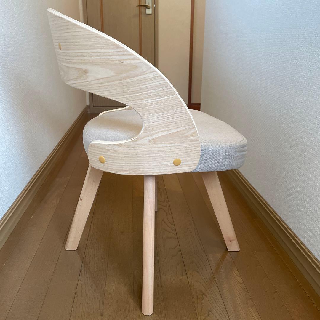 お値下げ！食卓椅子 デザインチェア　和風　回転式