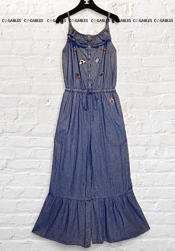 新品　ヒステリックグラマー　フリル＆刺繍 キャミオールインワン