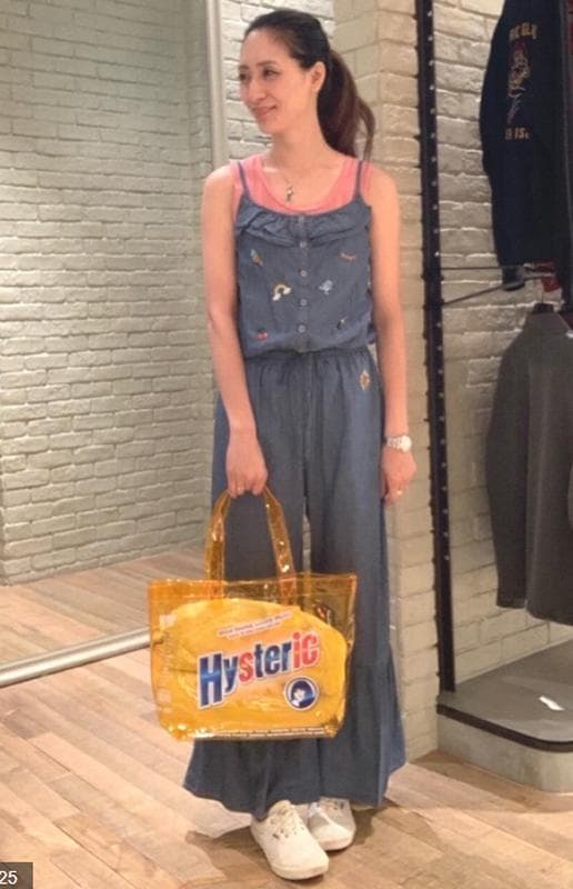 新品　ヒステリックグラマー　フリル＆刺繍 キャミオールインワン