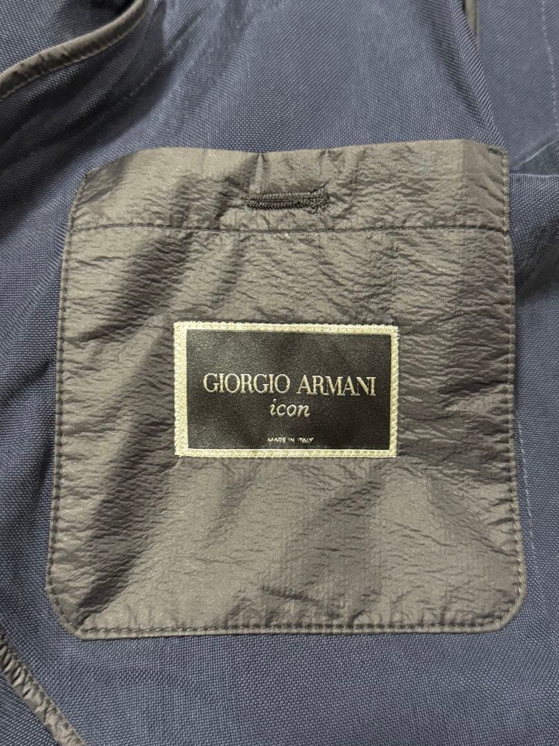 62万 GIORGIO ARMANI Icon ジョルジオアルマーニ コート L