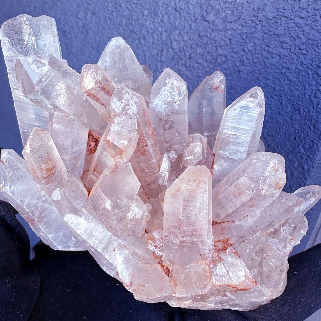 爆レア❗️浄化❗️超綺麗♡超強いパワー ピンク ヒマラヤ クラスター天然石A1449