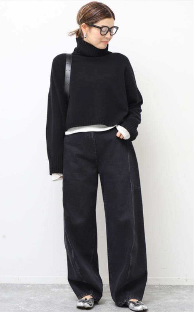 ドゥーズィエムクラス　Cropped タートルネックプルオーバー　クリーニング済