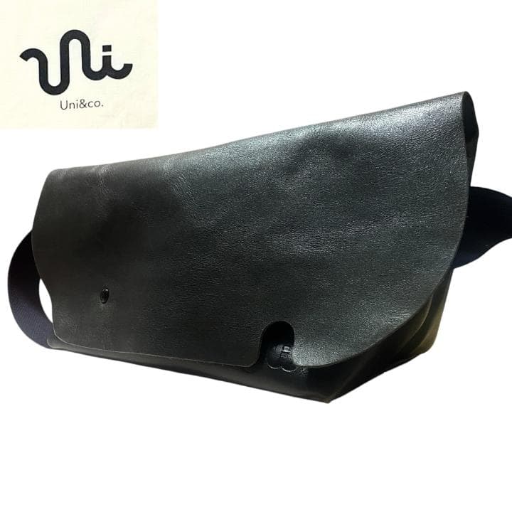 Uni&co. ユニアンドコー メッセンジャーバッグ ダークグリーン ショルダー