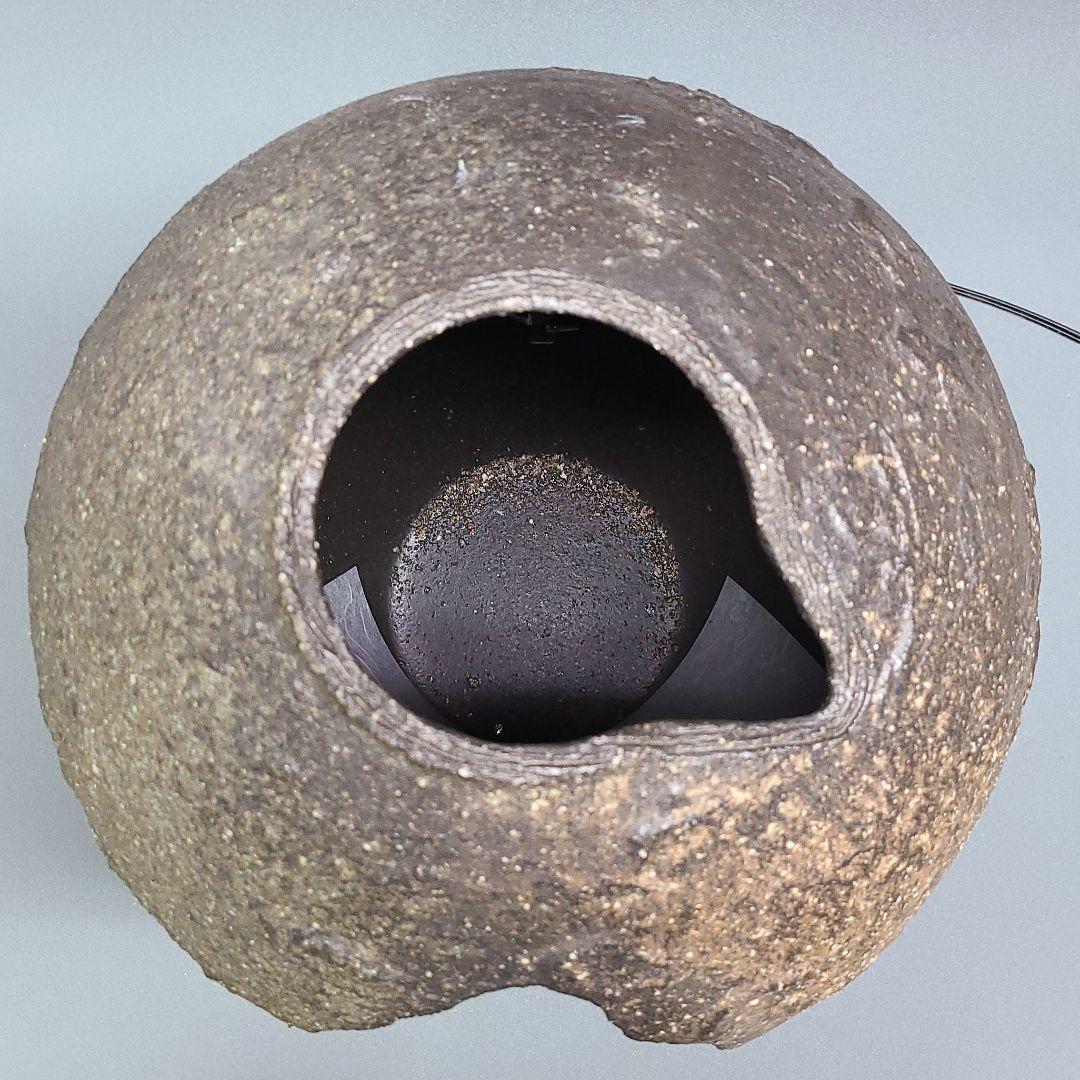 信楽焼 屋内灯 ふくろう灯り 高さ４０cm