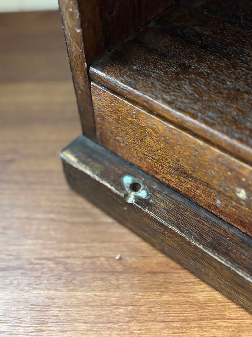 な*な様 古道具　アンティーク　卓上　ガラスキャビネット