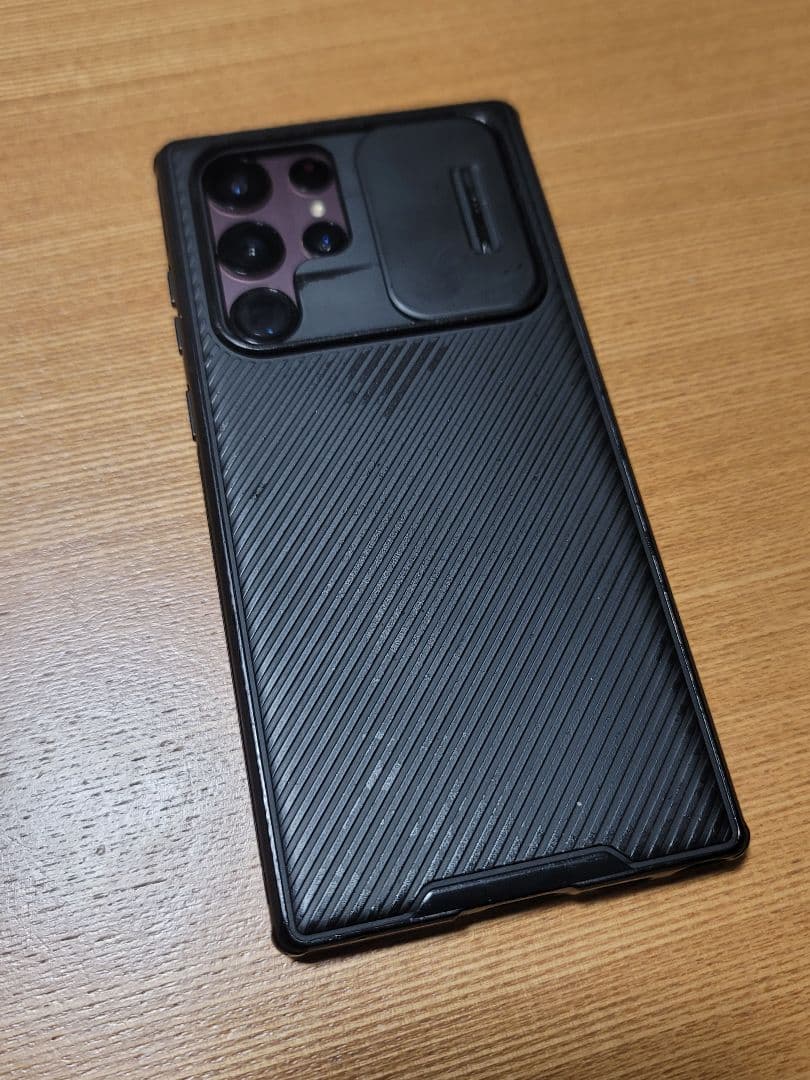 中古実用品 Galaxy S22 Ultra au版 バーガンディ 訳あり