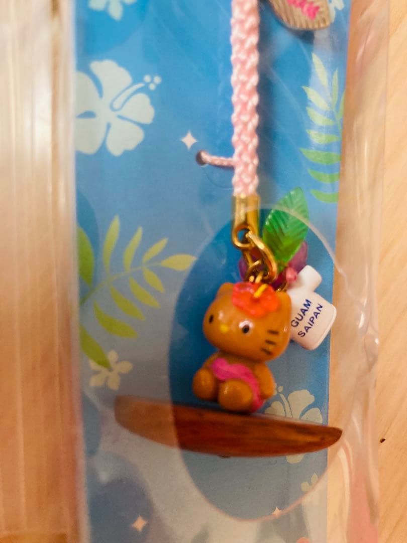 キティ　グアム　限定　ビッグエコー　根付け　ご当地　BIC ECHO キーホルダ
