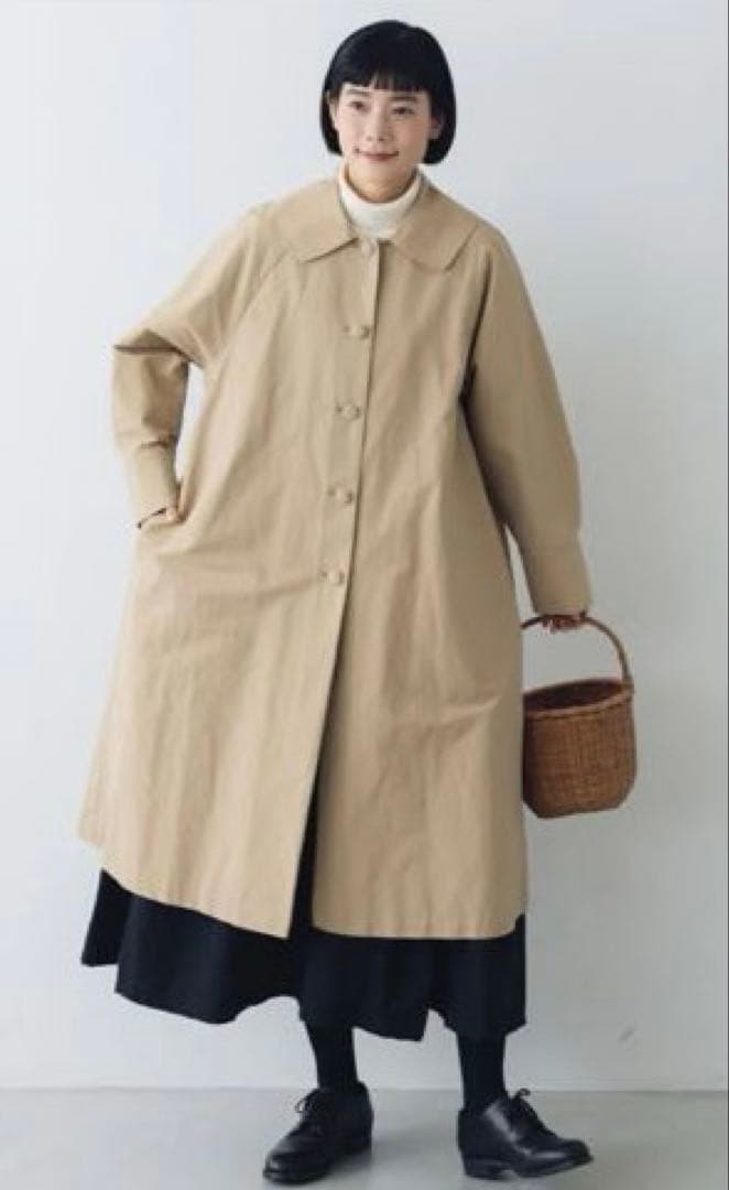 くらすこと ＋to　クラシカルなコットンナイロンコート