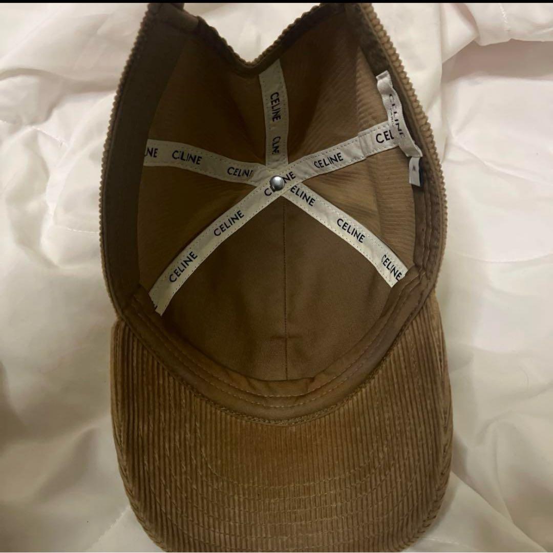 最終値下げです！CELINE コーデュロイキャップ Mサイズ