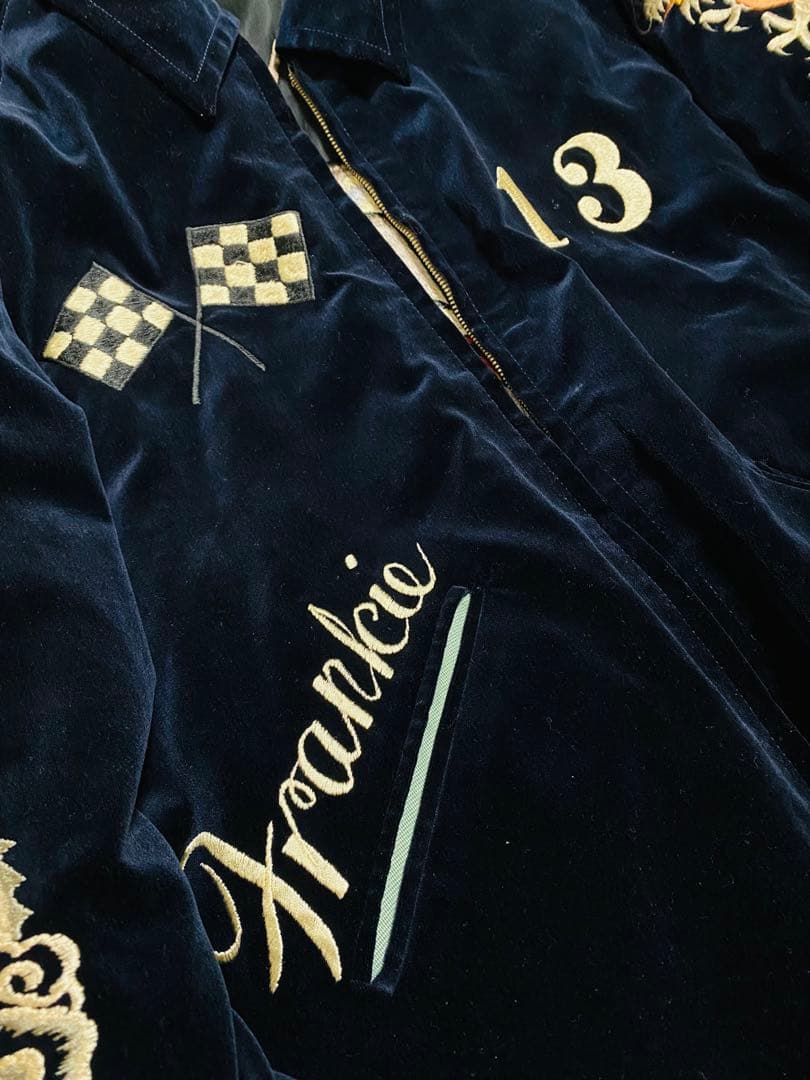 未使用近い 港商 テーラー東洋 ２面用 日本限定 スカジャン 美品 unisex