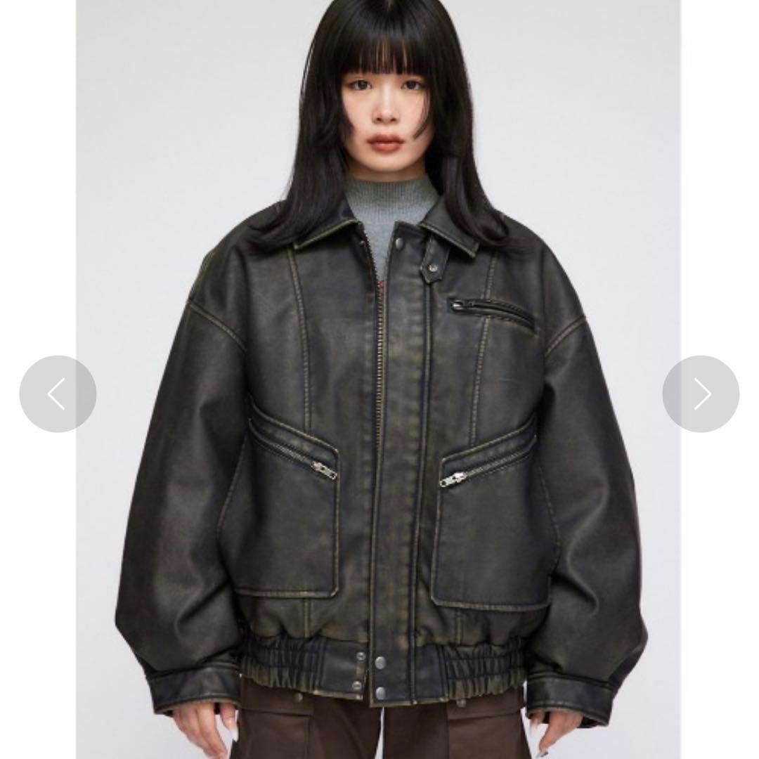 LAGUA GEM ラグアジェム SCRATCH VINTAGE ブルゾン