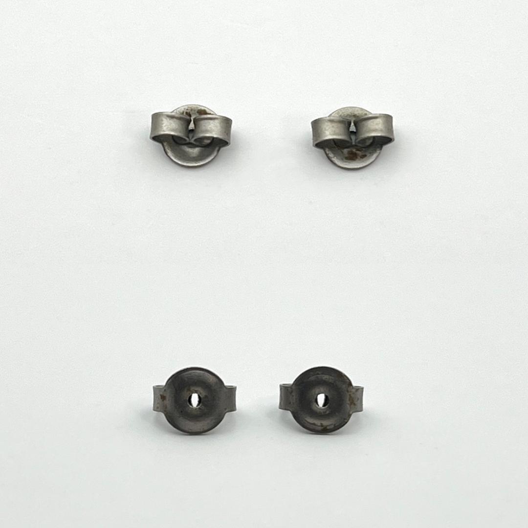 CHANEL シャネル スクエア ピンククリア SV 両耳用 ピアス 箱・タグ付