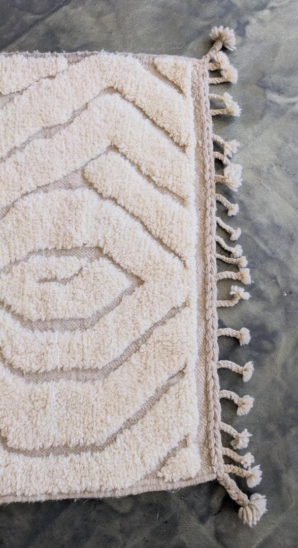 【ゲリラセール】モロッコベニワレンラグ-No.19(102×152cm)