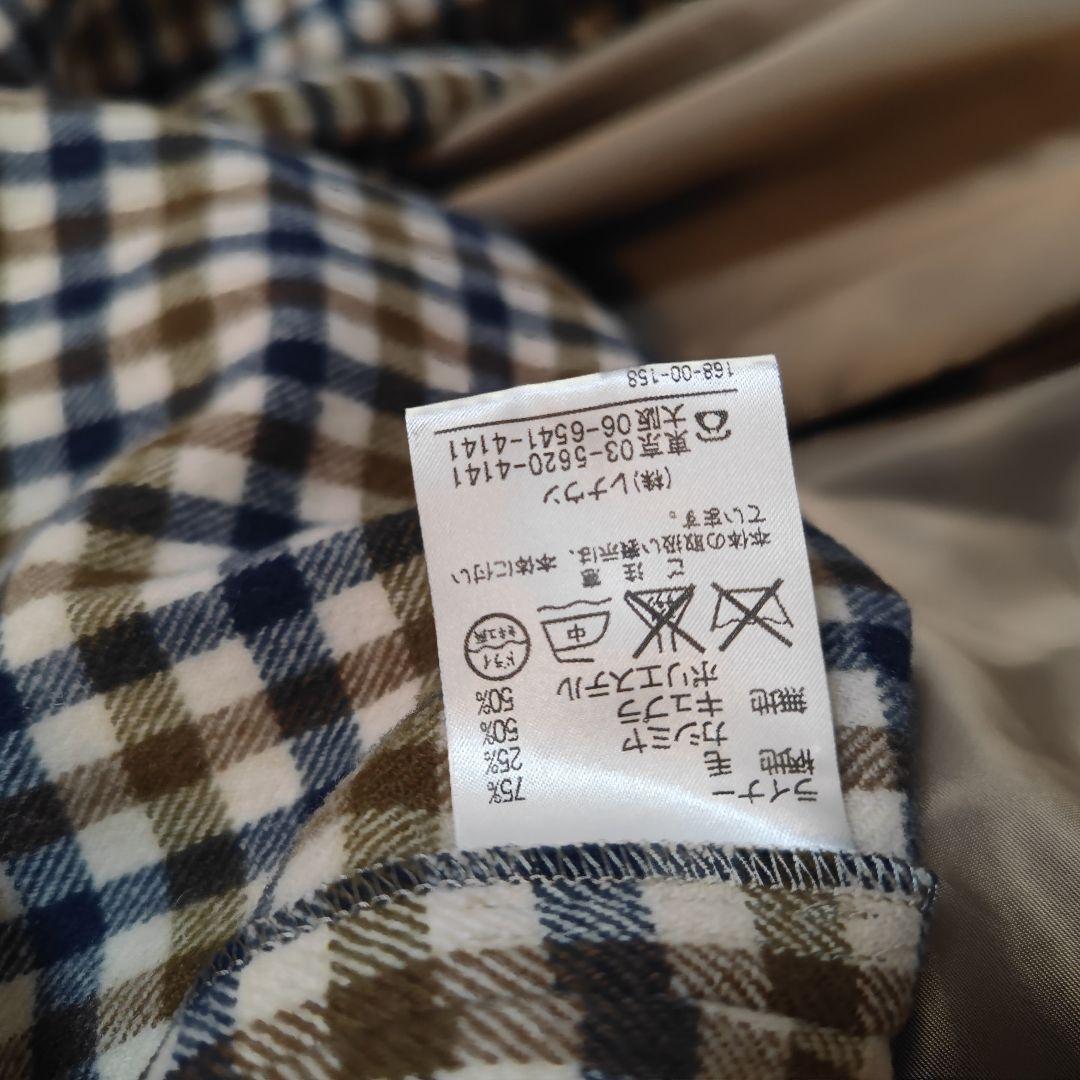 アクアスキュータム 高級ウールシルクコート ライナー付き 上品な英国製デザイン