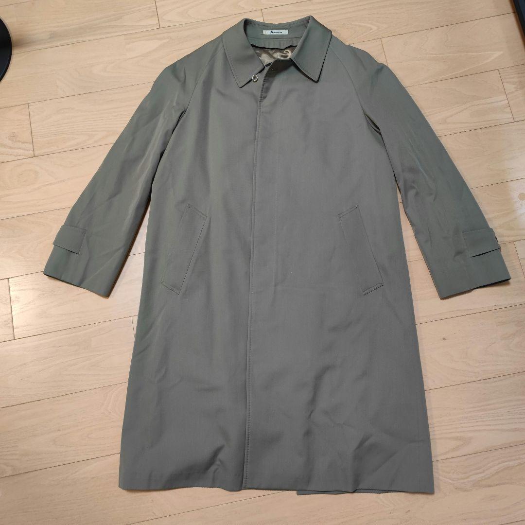 アクアスキュータム 高級ウールシルクコート ライナー付き 上品な英国製デザイン