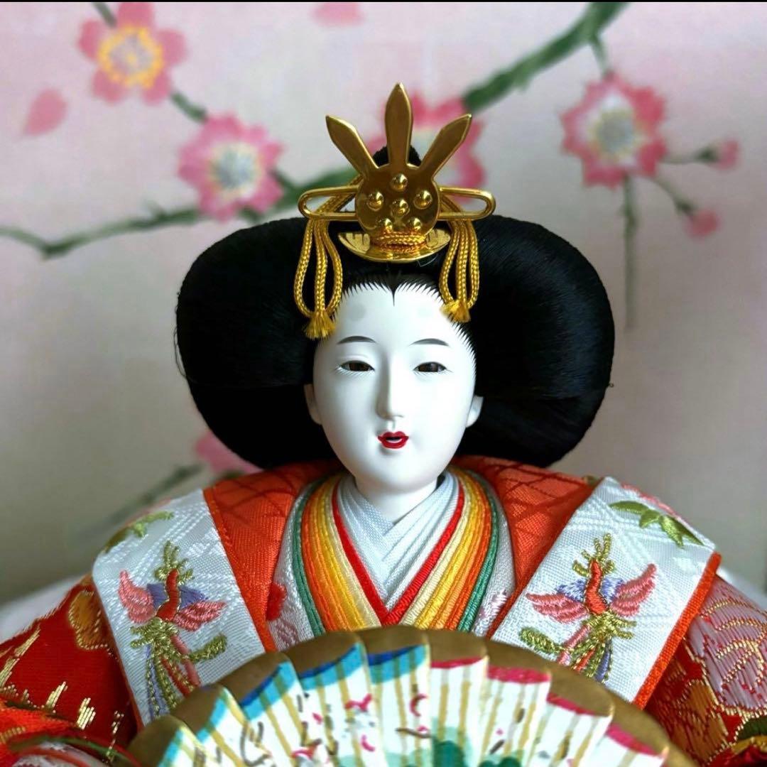 雛人形セット ひな祭り用 親王飾り 西陣織 特選