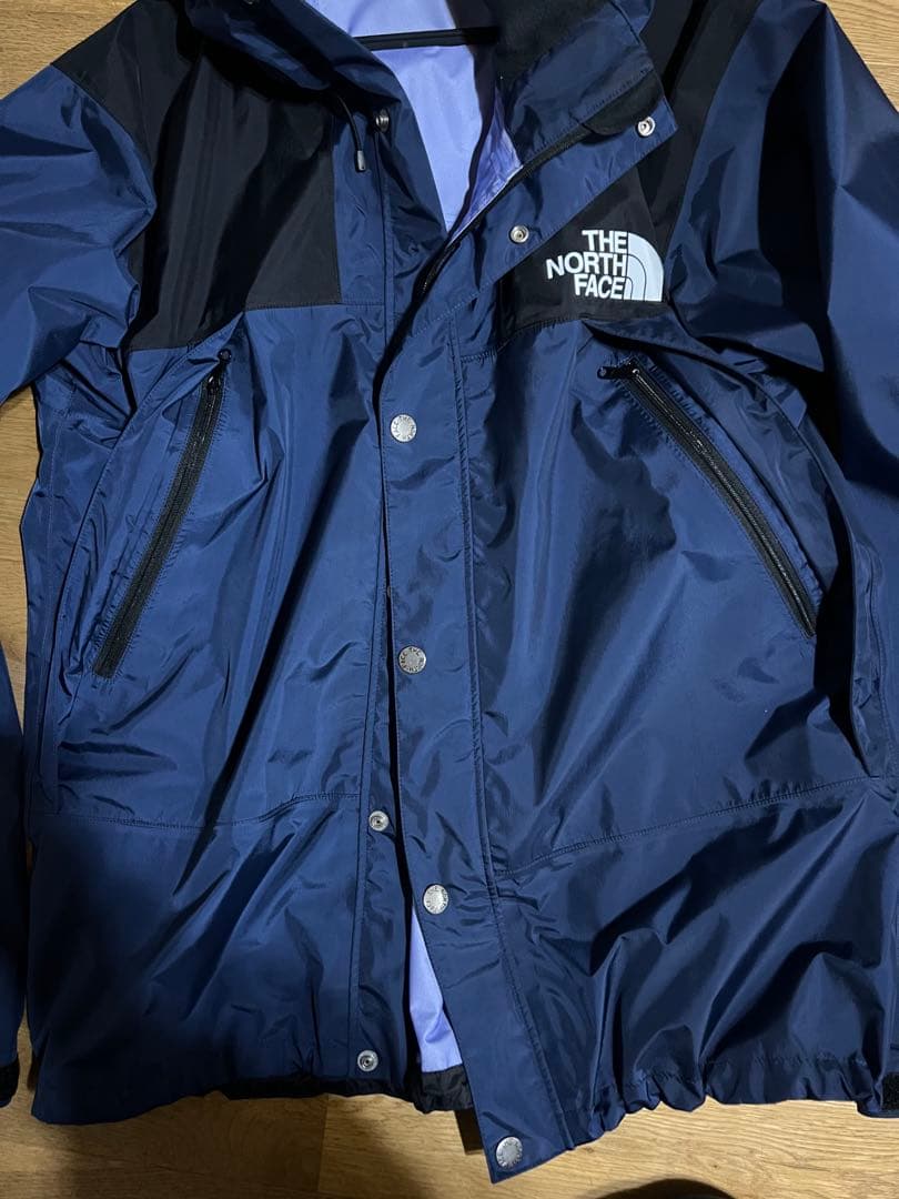 ノースフェイス　レインテックス　ネイビー色　NP11501　XLサイズ
