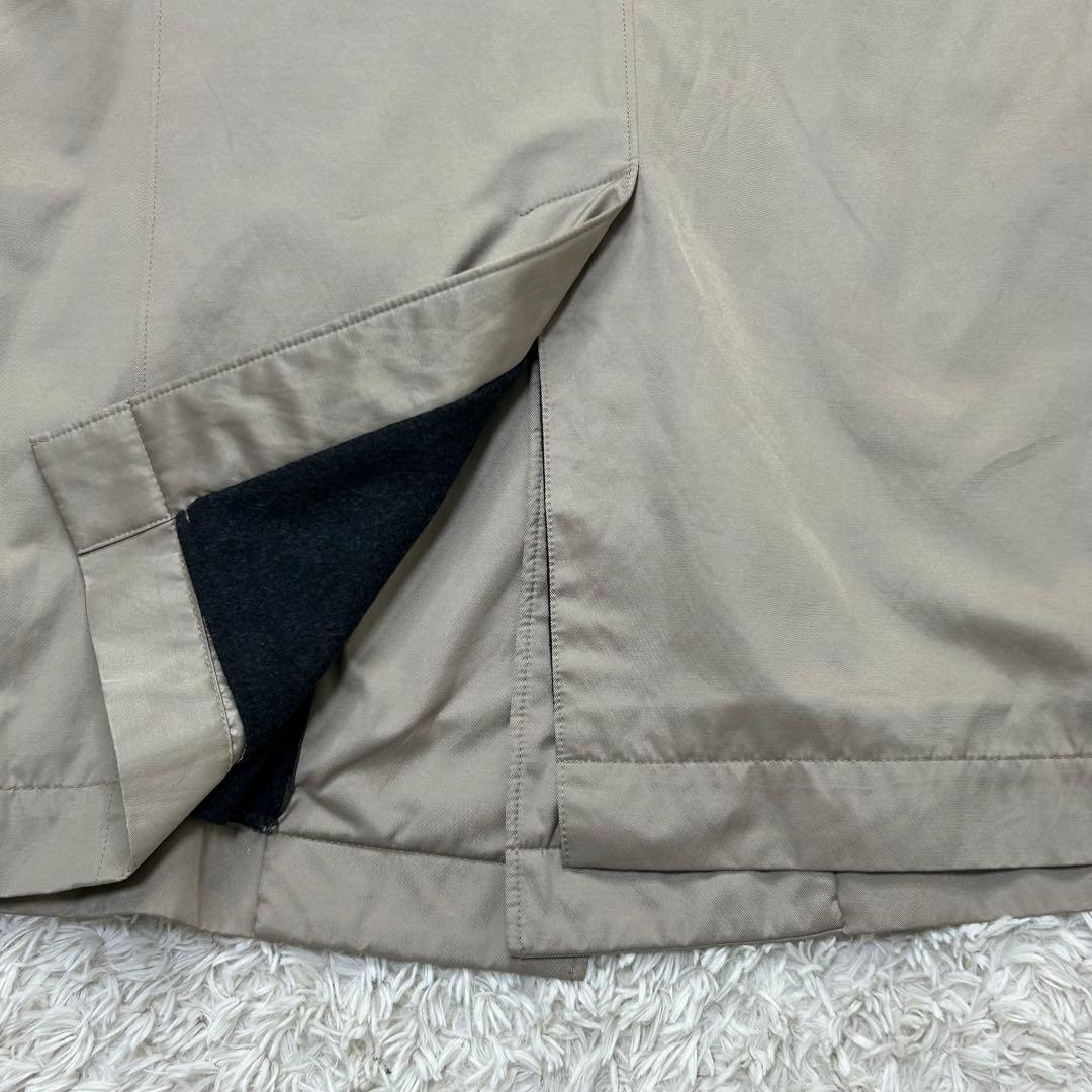 HUGO BOSS ステンカラーコート ベージュ 撥水 中綿 キルティング 52