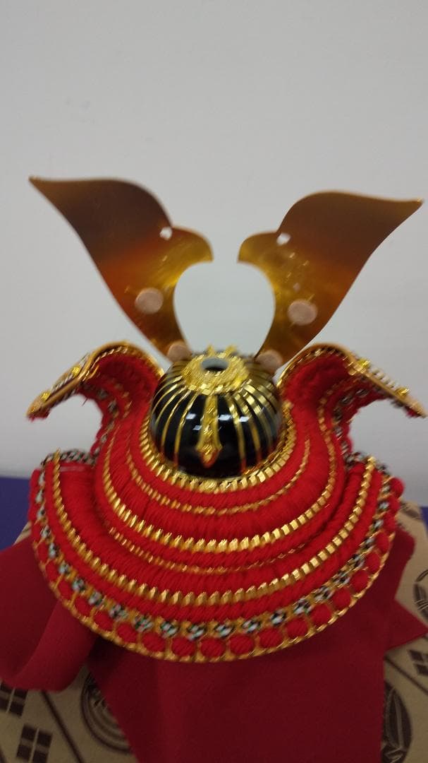 最終値下げ【未使用品】吉徳大光 5号牡丹大鍬形赤威の兜 五月人形 子供の日 兜