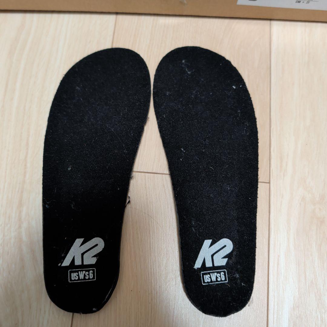 【美品/23cm】K2 BELIEF レディース スノーボードブーツ BOA 黒