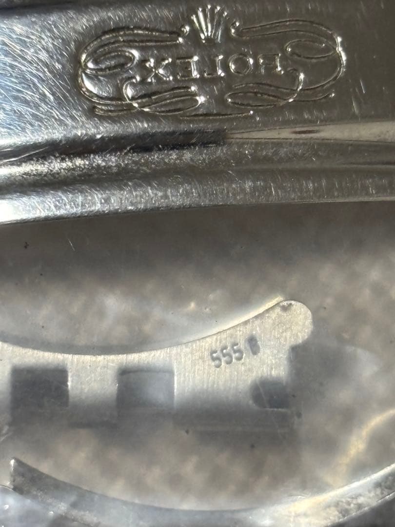 ロレックス 純正ベルトとフラッシュフィット555B ジャンク品