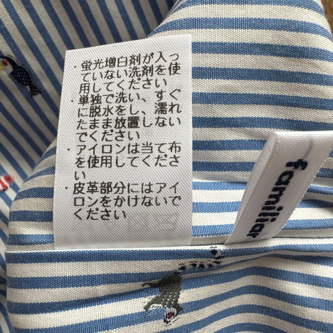 専用　familiar ×ニフレル　コラボ　デニムバック未使用品