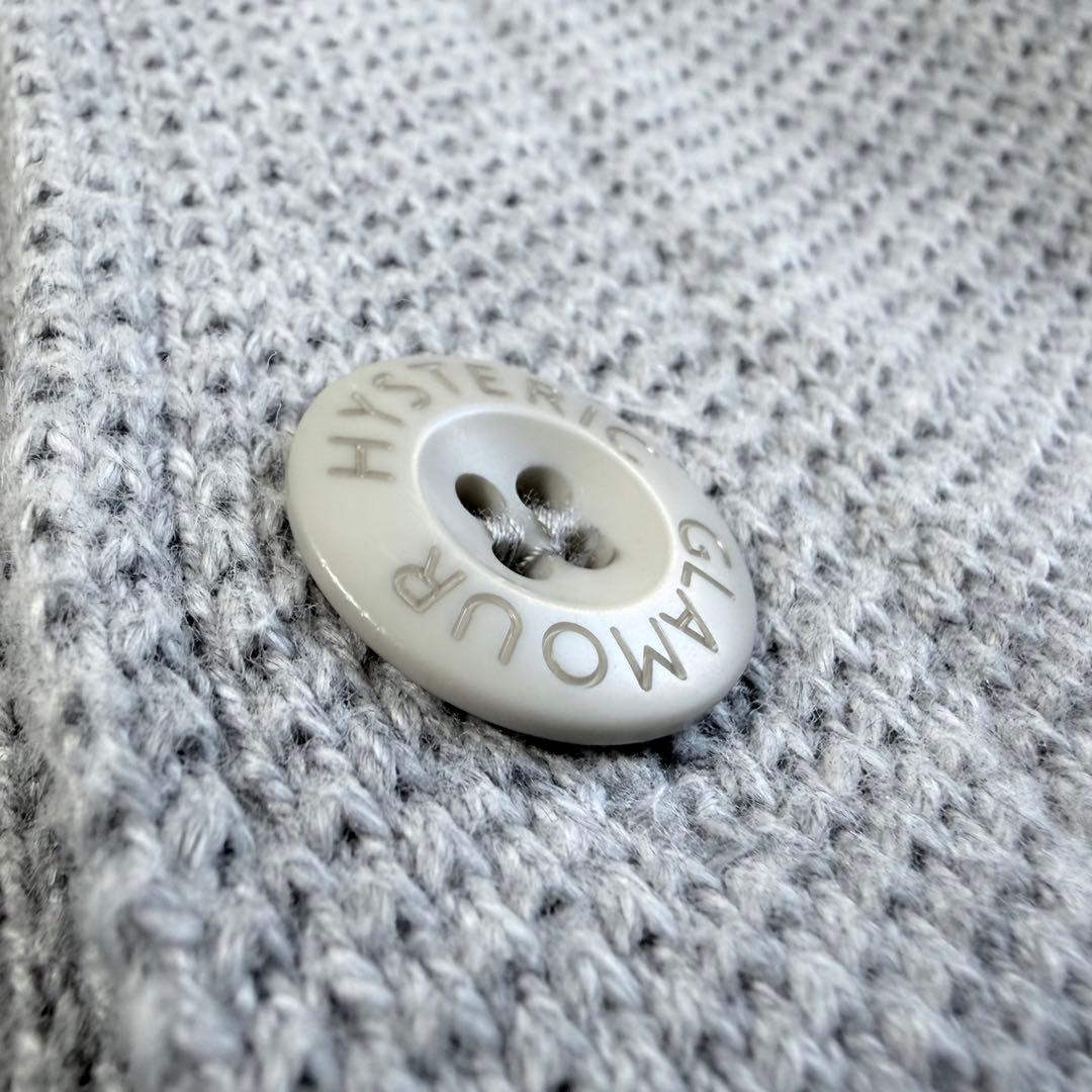 【HYSTERIC GLAMOUR】Round neck cardigan