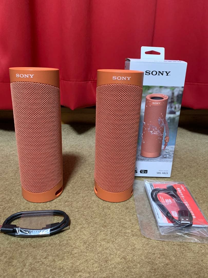 【Music】SONY SRS-XB23 ワイヤレススピーカー × 2