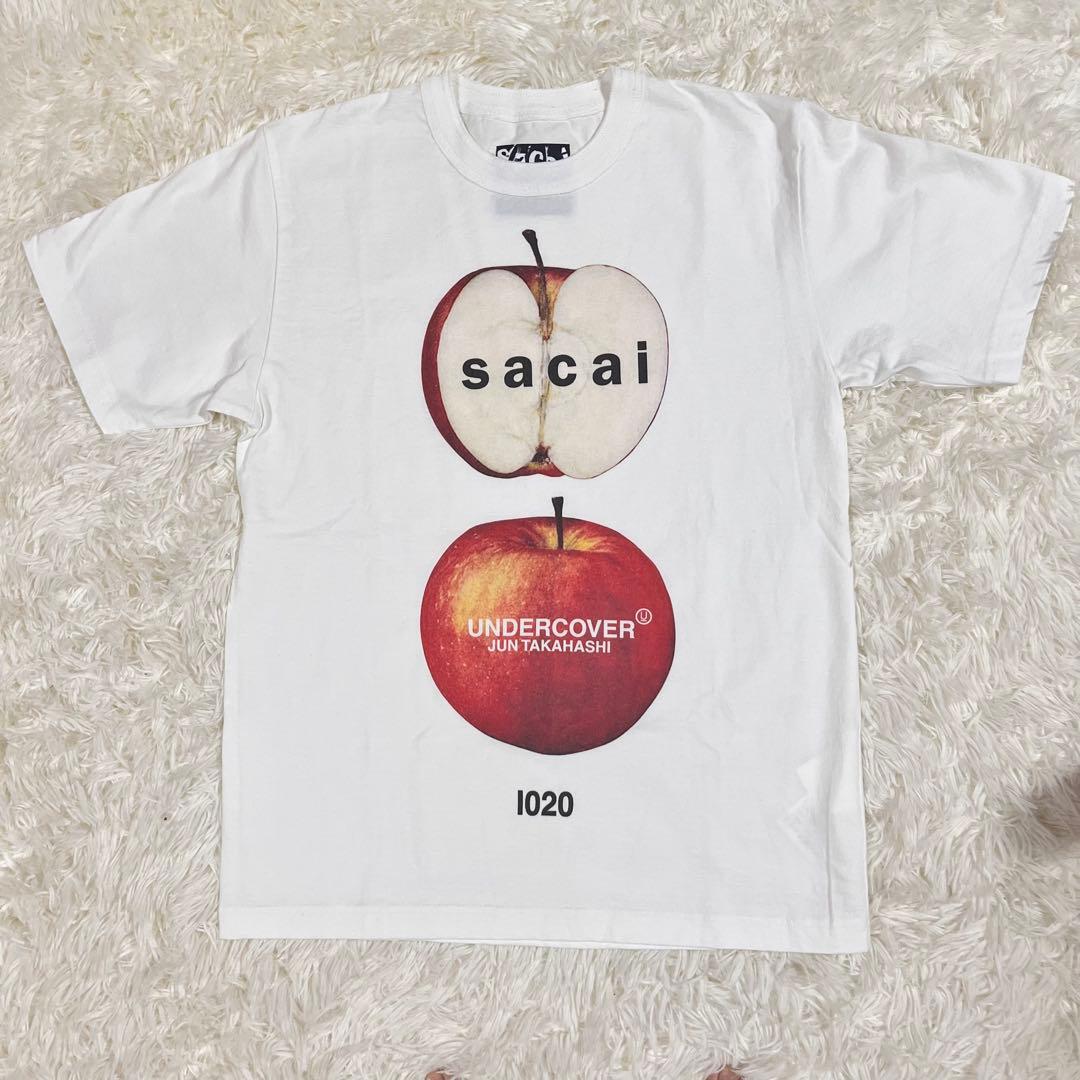 レア sacai UNDERCOVER 限定コラボAPPLE Tシャツ りんご