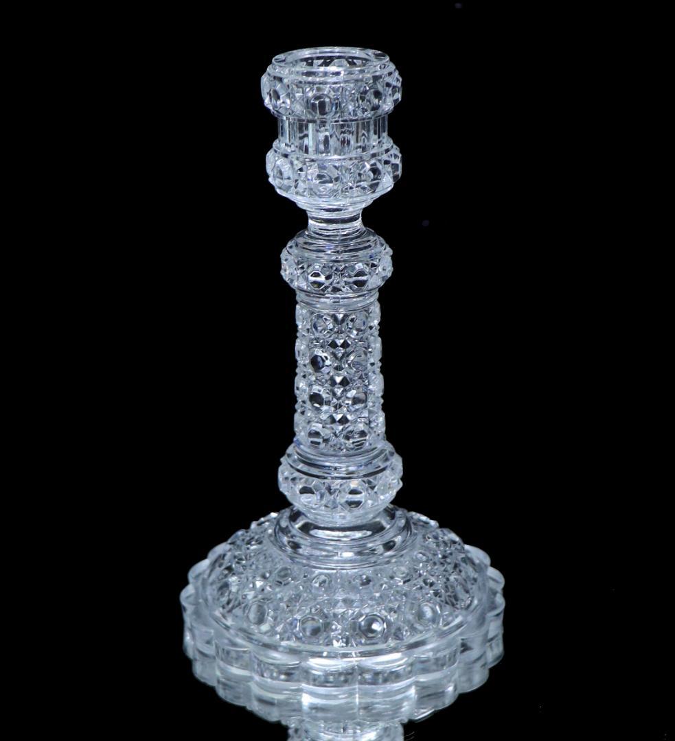 オールド・バカラ 珍品 キャンドルホルダー ディアマン ピエーリー 燭台スタンド