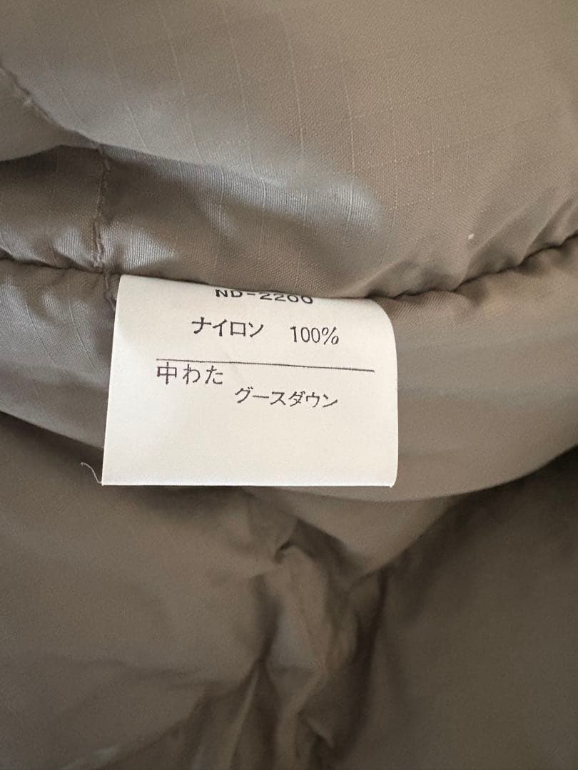 THE NORTH FACE ステンカラーコート ベージュ　インナーダウン付き