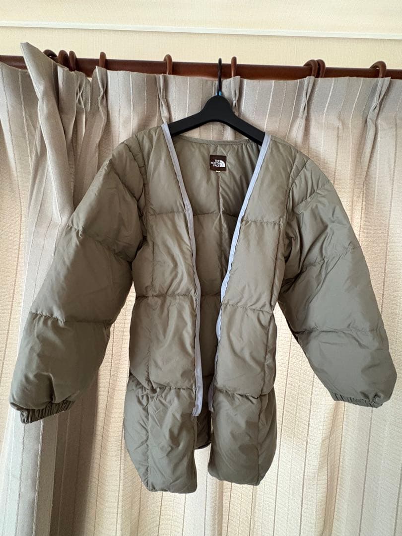 THE NORTH FACE ステンカラーコート ベージュ　インナーダウン付き