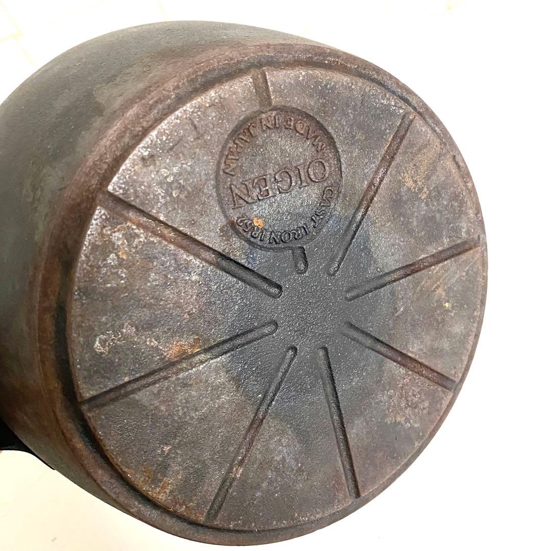 OIGEN 及源 南部鉄器 クックトップ 深型 両手鍋 2点