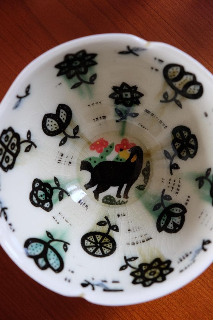 下和弘 茶器 茶碗 織部焼 プレート/抹茶/本田あつみ/山野辺彩/ヒズミ峠舎/犬