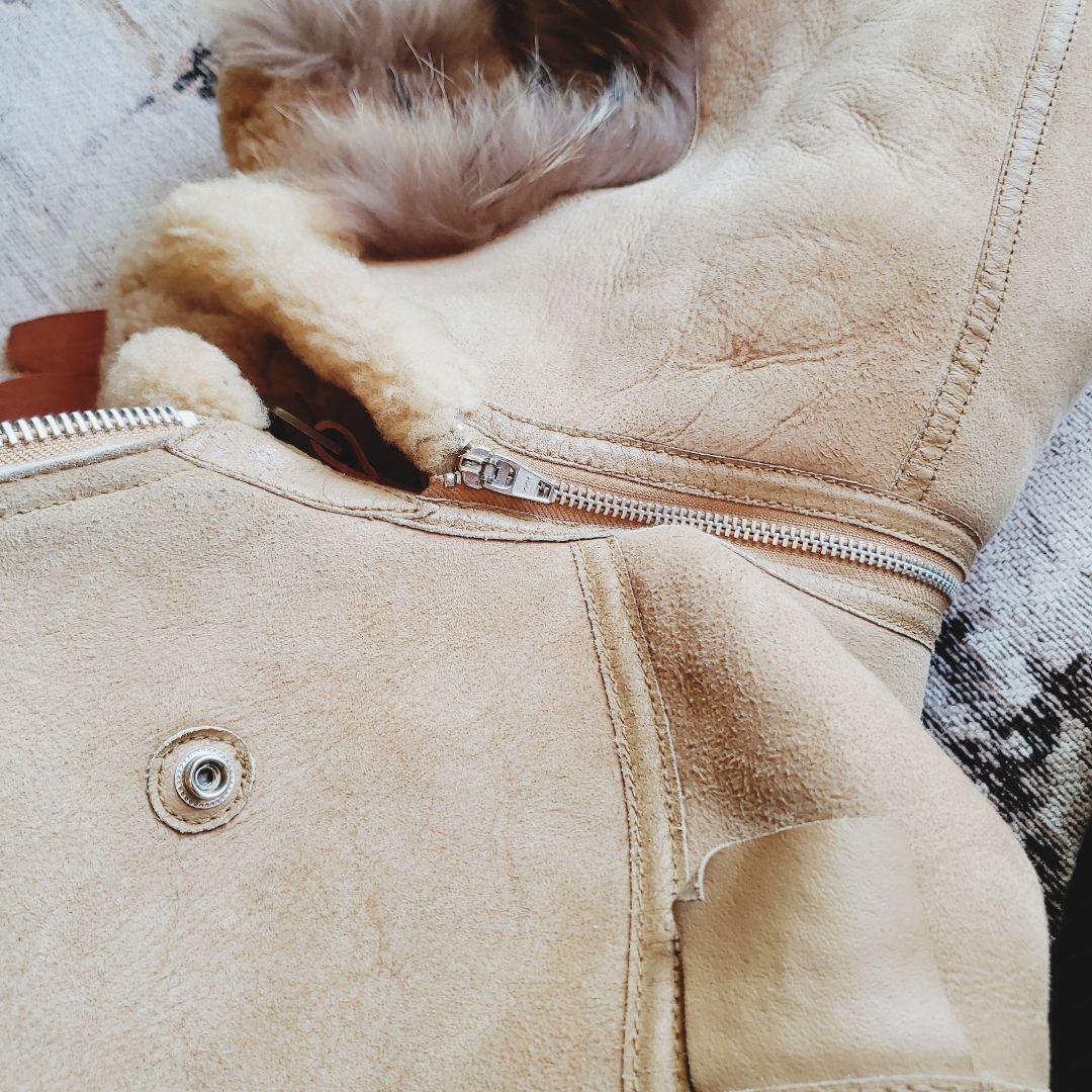 中古【AVIREX】アヴィレックス B-3フライトジャケット 38ムートン 大戦