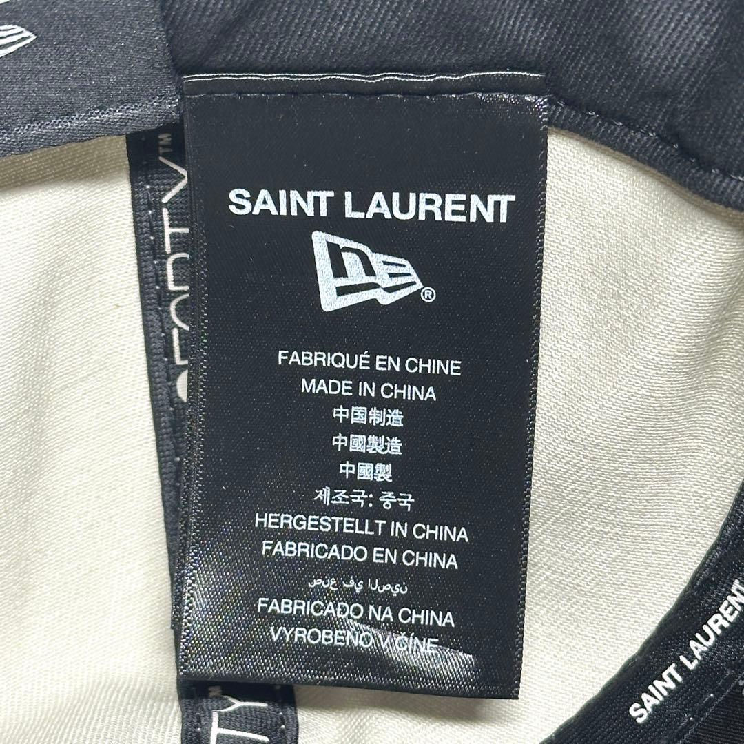 YVES SAINT LAURENT × NEW ERA YSL ロゴ キャップ