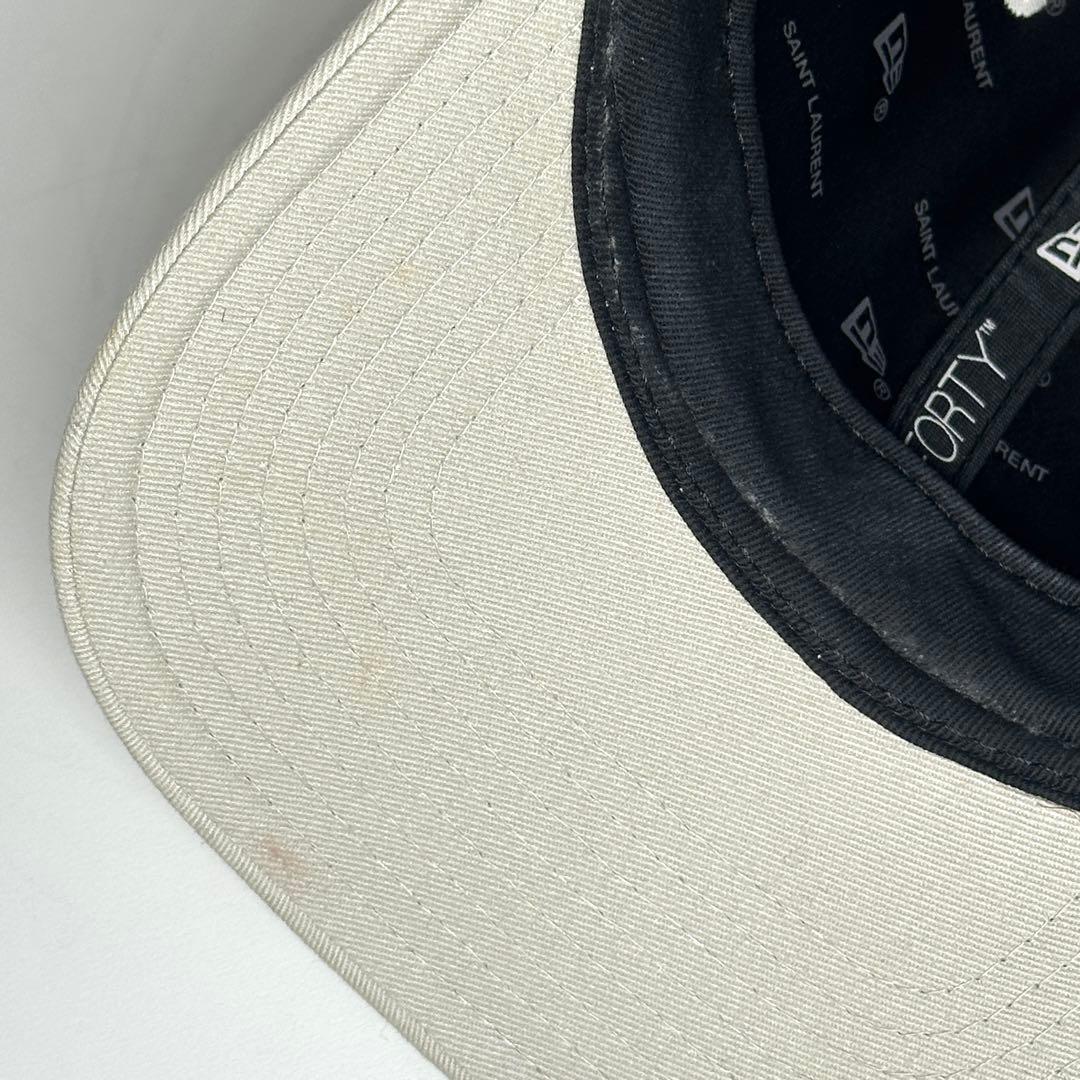 YVES SAINT LAURENT × NEW ERA YSL ロゴ キャップ