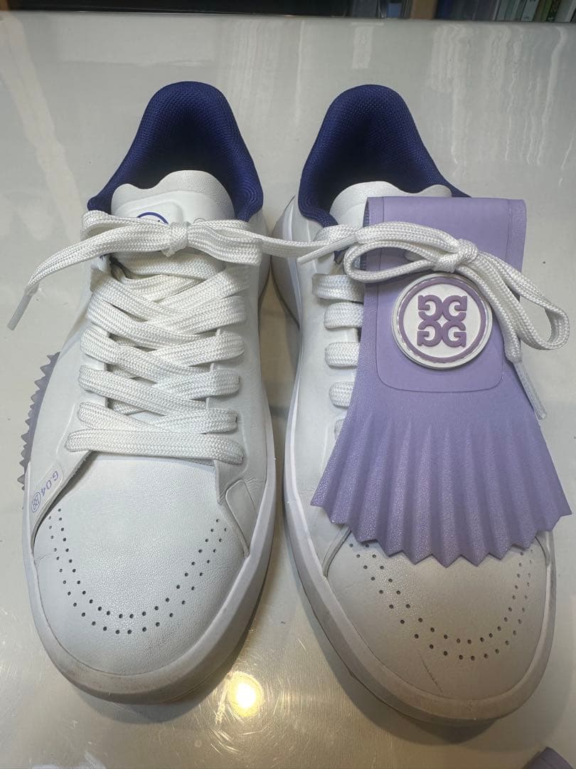 G/FORE ゴルフシューズ ホワイト/パープル